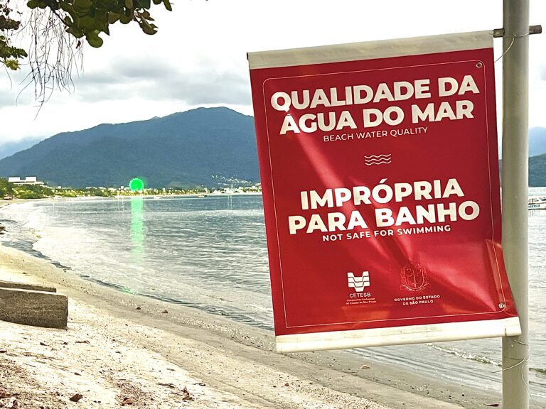 Félix e Lázaro estão entre os oito pontos impróprios para banho em Ubatuba