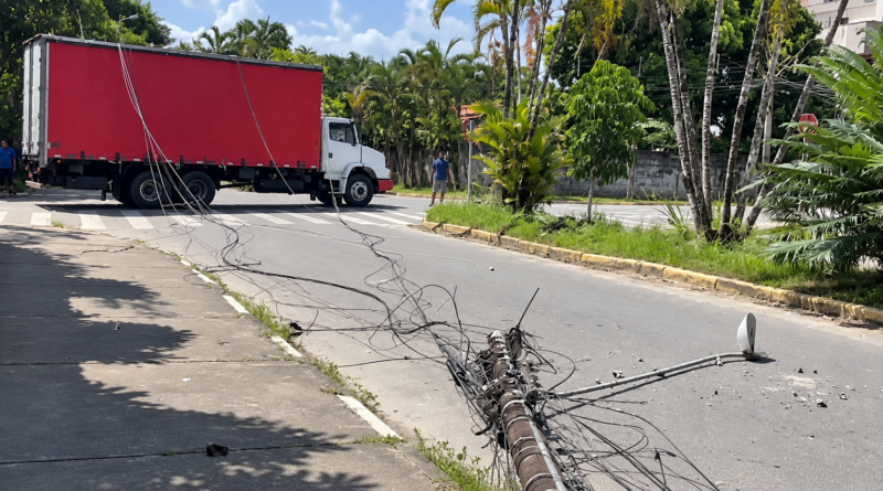 Queda poste Itaguá FEV25 - Francisco Trevisan