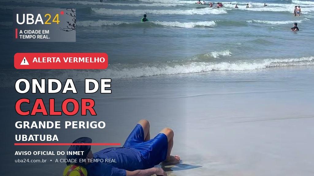 UBA24 - Onda de Calor - Alerta Vermelho INMET - Ubatuba