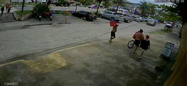 Homem tem corrente arrancada do pescoço na Praia Grande, em Ubatuba; suspeito foge